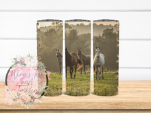 Load image into Gallery viewer, Horses in the field Tumbler