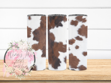Load image into Gallery viewer, Cow print Tumbler