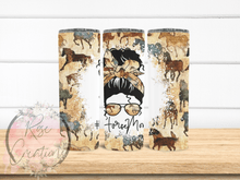 Load image into Gallery viewer, Horse Mom Tumbler - RoseCreationsLLC
