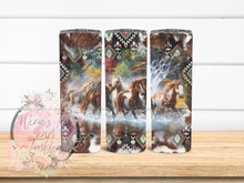 Load image into Gallery viewer, River Horses Tumbler - Weaves Tees and Tumblers