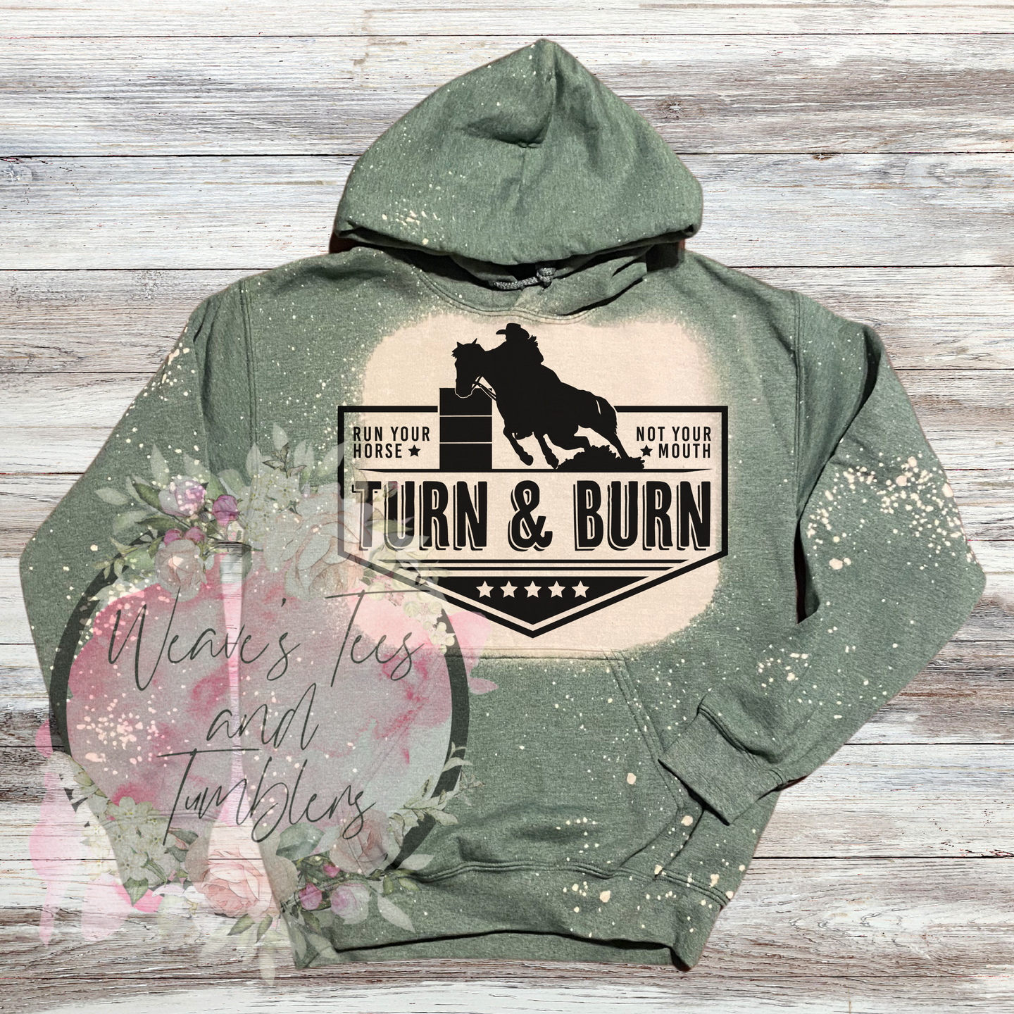 Gildan Heavy Blend Turn and Burn Hoodie