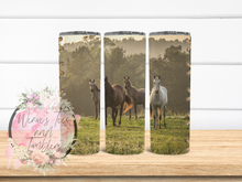 Load image into Gallery viewer, Horses in the field Tumbler
