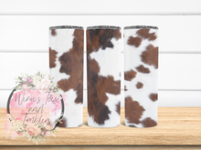 Load image into Gallery viewer, Cow print Tumbler
