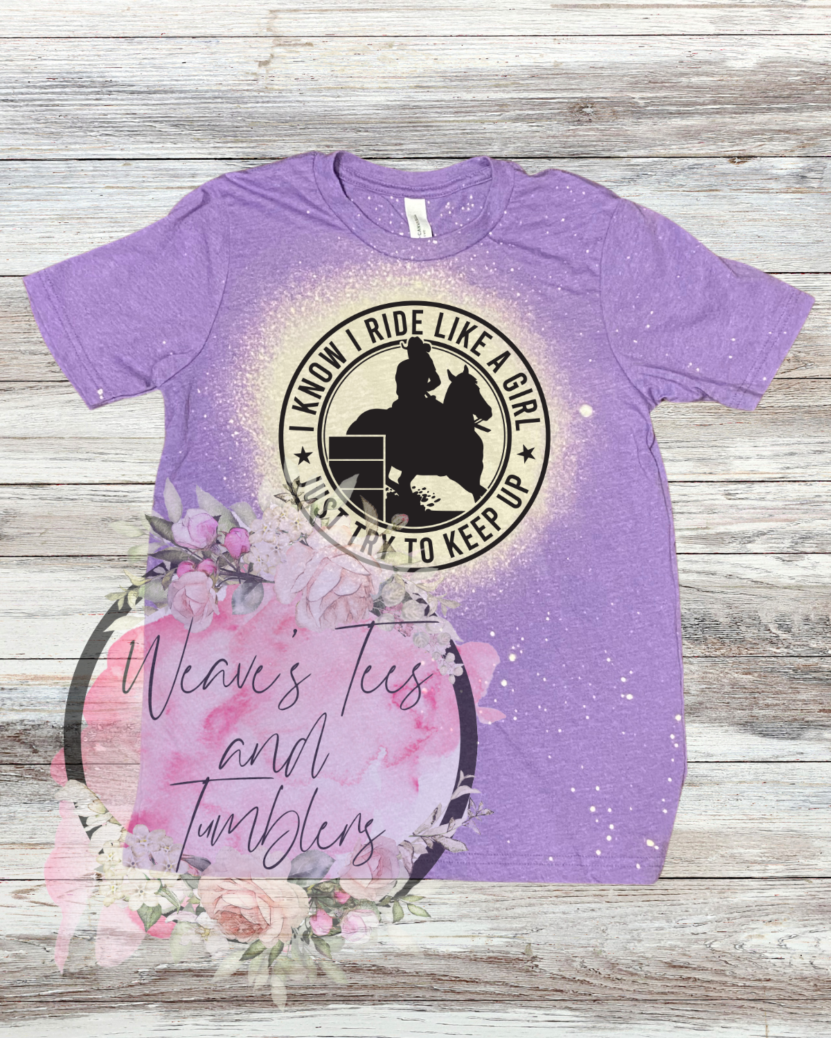 Ride like a hot sale girl t shirt