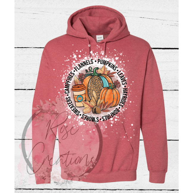 Gildan Heavy Blend Fall Hoodie - RoseCreationsLLC