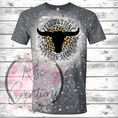 Cow Skull Tshirt - RoseCreationsLLC