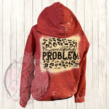 Load image into Gallery viewer, Gildan Heavy Blend Somebodys Problem Hoodie - RoseCreationsLLC
