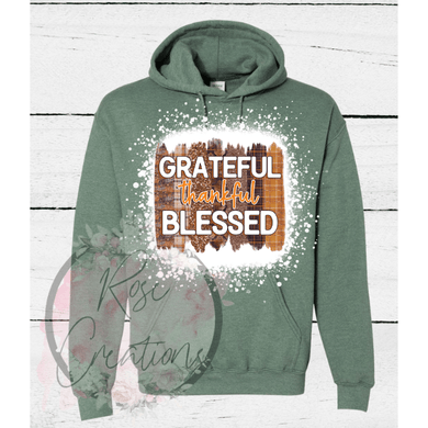 Gildan Heavy Blend Thankful Hoodie - RoseCreationsLLC