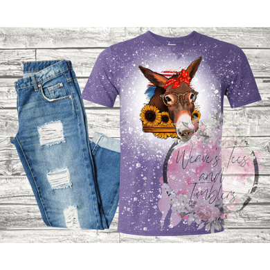 Donkey Bleached Tshirt - RoseCreationsLLC