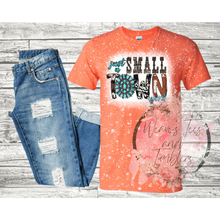 Load image into Gallery viewer, Small Town Bleached Tshirt - RoseCreationsLLC
