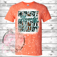 Load image into Gallery viewer, Howdy Bleached Tshirt - RoseCreationsLLC
