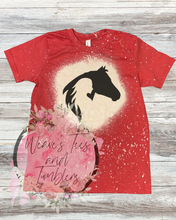 Load image into Gallery viewer, BC Youth Unisex Jersey Horse and Girl Bleached T-Shirt
