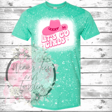 Load image into Gallery viewer, Lets Go Girls Bleached Tshirt - RoseCreationsLLC
