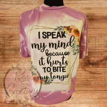 Load image into Gallery viewer, I Speak My Mind Scrunched Tshirt - RoseCreationsLLC
