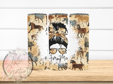 Load image into Gallery viewer, Horse Mom Tumbler - RoseCreationsLLC
