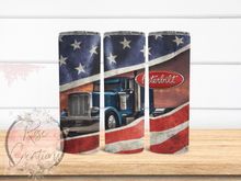 Load image into Gallery viewer, Peterbilt Tumbler - RoseCreationsLLC
