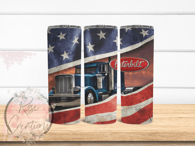 Peterbilt Tumbler - RoseCreationsLLC