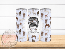 Load image into Gallery viewer, Horse Mom Tumbler - RoseCreationsLLC
