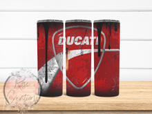 Load image into Gallery viewer, Ducati Tumbler - RoseCreationsLLC
