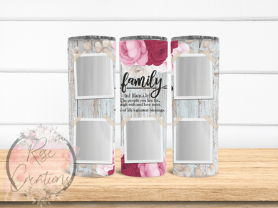 Family Photo Tumbler - RoseCreationsLLC